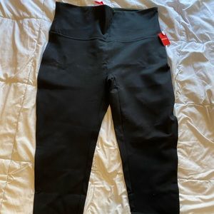 Spanx Ankle Length Ponte Hem Slit Leggings Tall